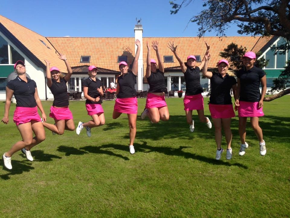 Österåkers damlag under lag-sm på Barsebäck 2015