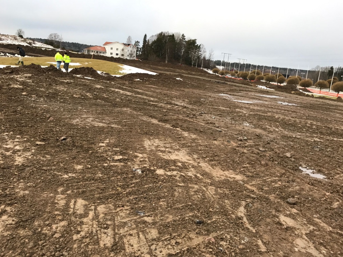 Bild från maskinhallen över "nya rangen"